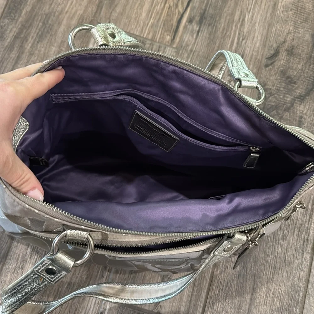 Silver Coach Bag - Picture 4 of 6